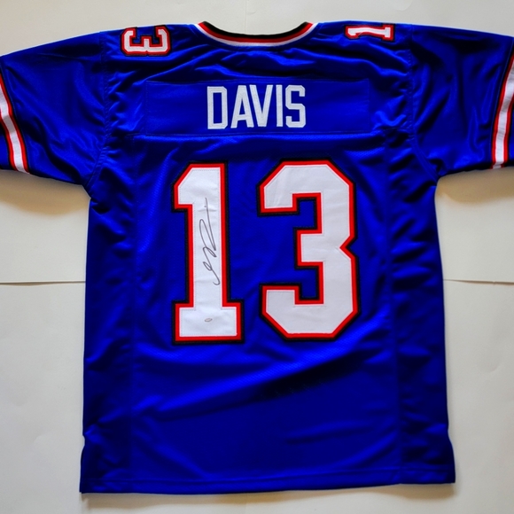 Buffalo Bills Davis Signed Jersey - Picture 1 of 7